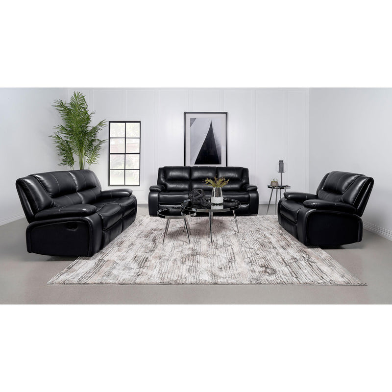 Coaster Furniture Camila Reclining Leatherette Sofa 610244 IMAGE 7